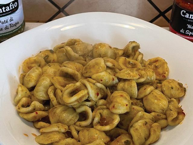 Orecchiette al patè di Cime di Rapa e Nduja di Spilinga
