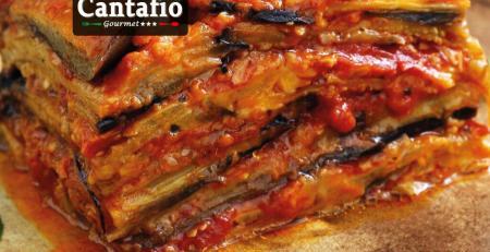 Parmigiana Melanzane, zucchine e Nduja Calabrese di Spilinga