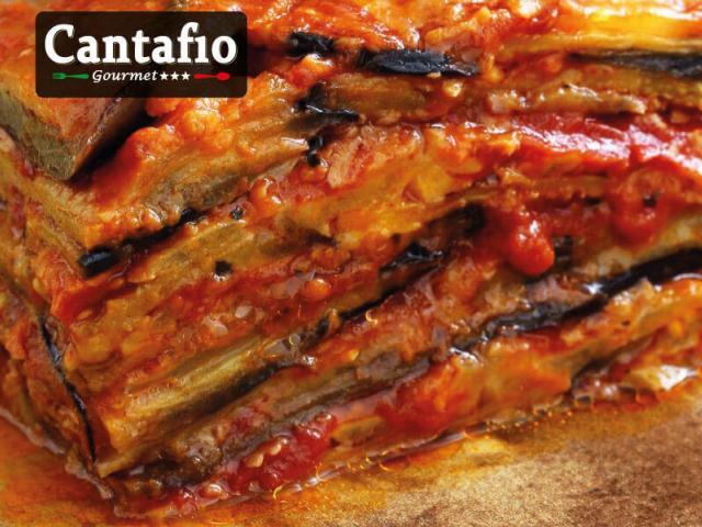 Parmigiana Melanzane, zucchine e Nduja Calabrese di Spilinga