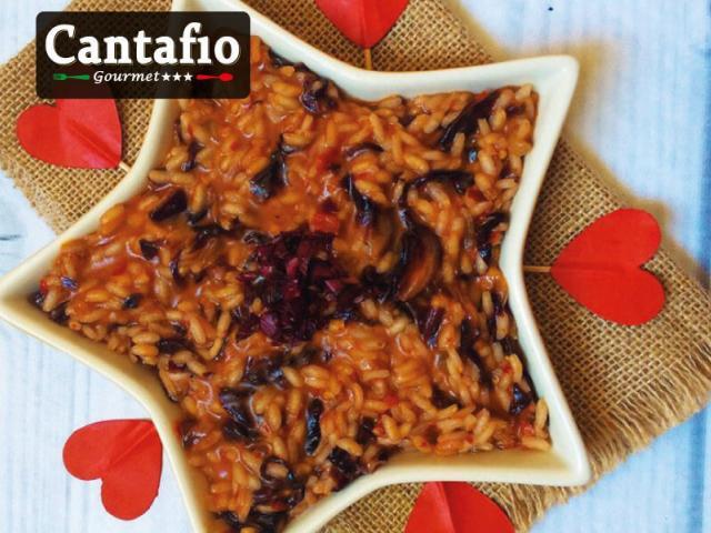 Risotto radicchio e Nduja Calabrese di Spilinga
