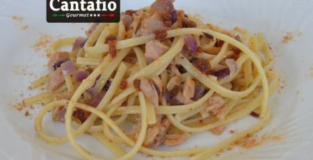 Spaghetti con Tonno e Bottarga